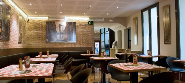 Comedor de New York Burger Recoletos