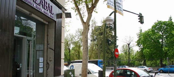 Arzabal en Mennéndez Pelayo, frente al Retiro