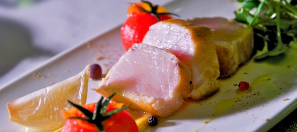Tiburón (marrajo) en Tataki, la cocina de Surtopía