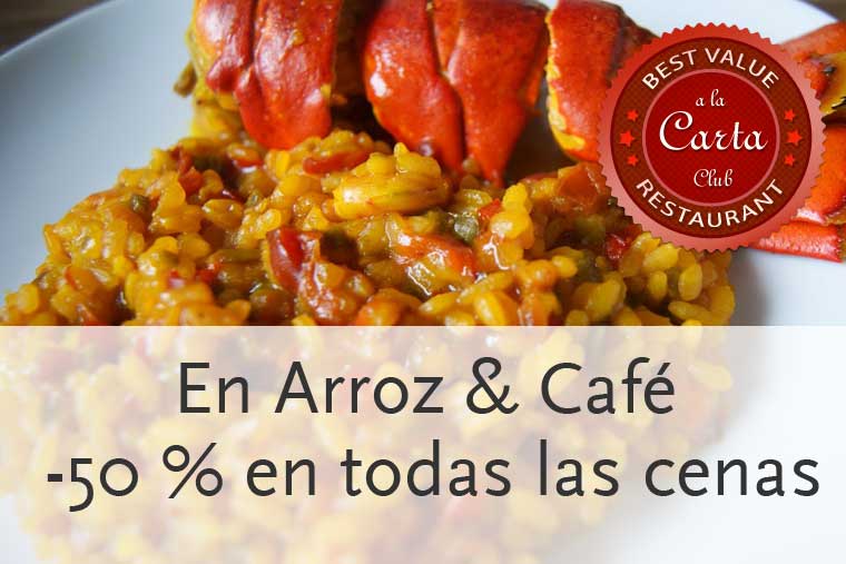Promoción para cenas en Arroz y Café
