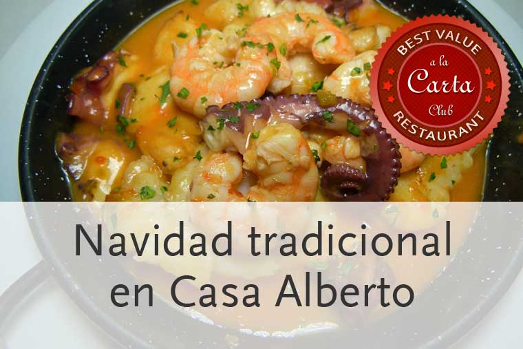 Menús para grupos en Casa Alberto