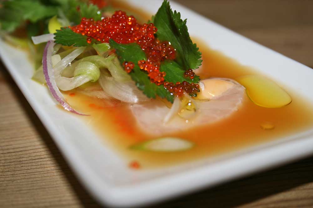 Tiradito de corvina