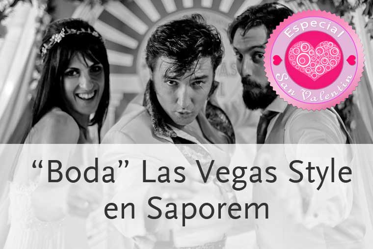 Boda estilo las Vegas en Saporem Madrid