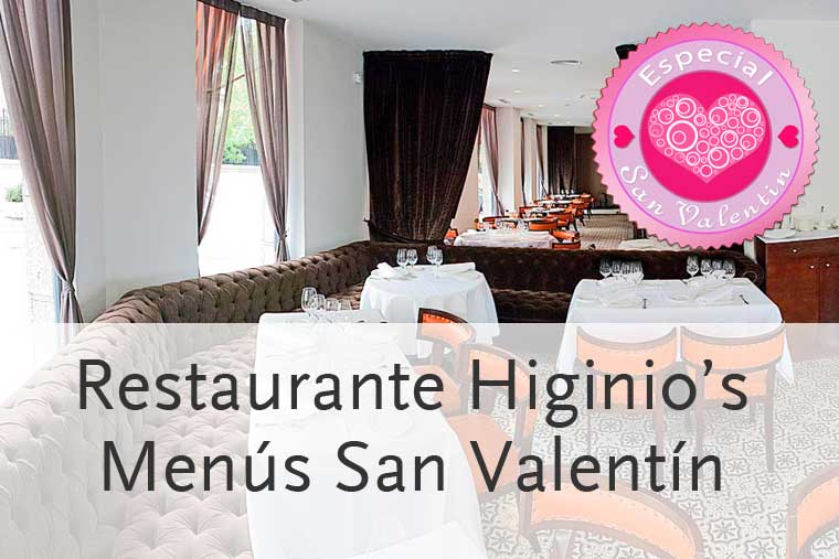 Menús para San Valentín 2014 en Higinio's