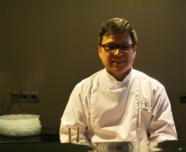 Luis Arévalo en Restaurante Kena Madrid