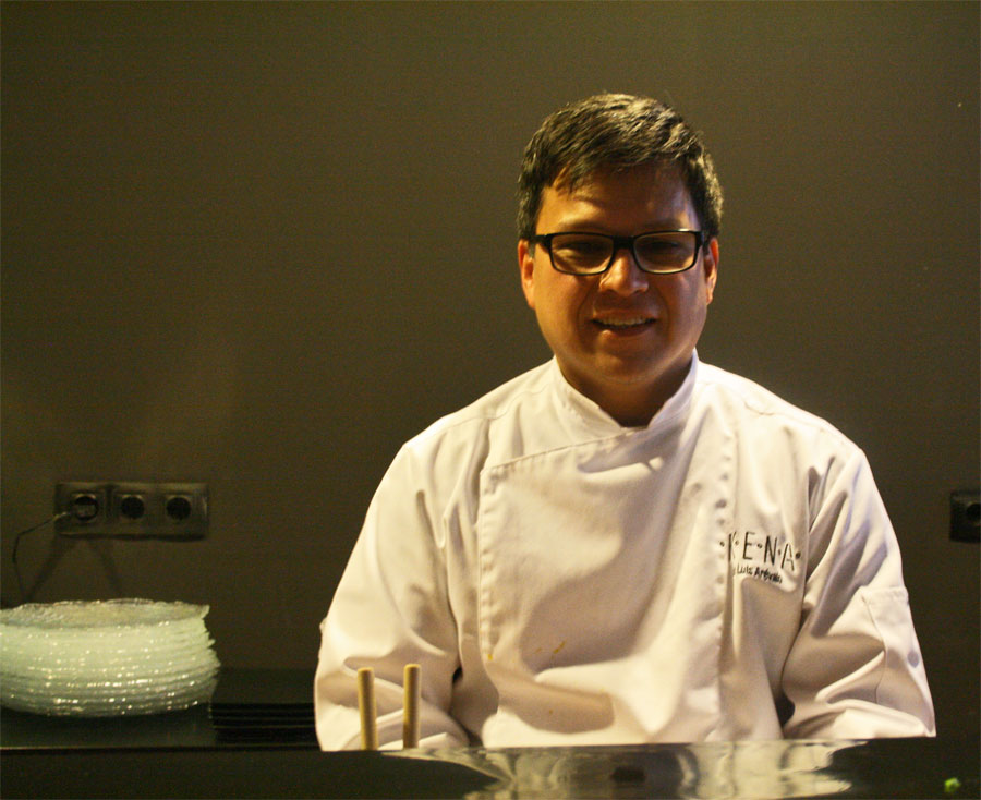 Luis Arévalo en Restaurante Kena Madrid