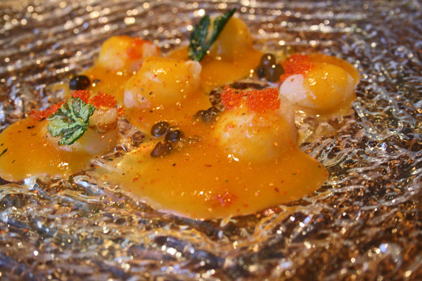Cebiche de Vieiras en Kena