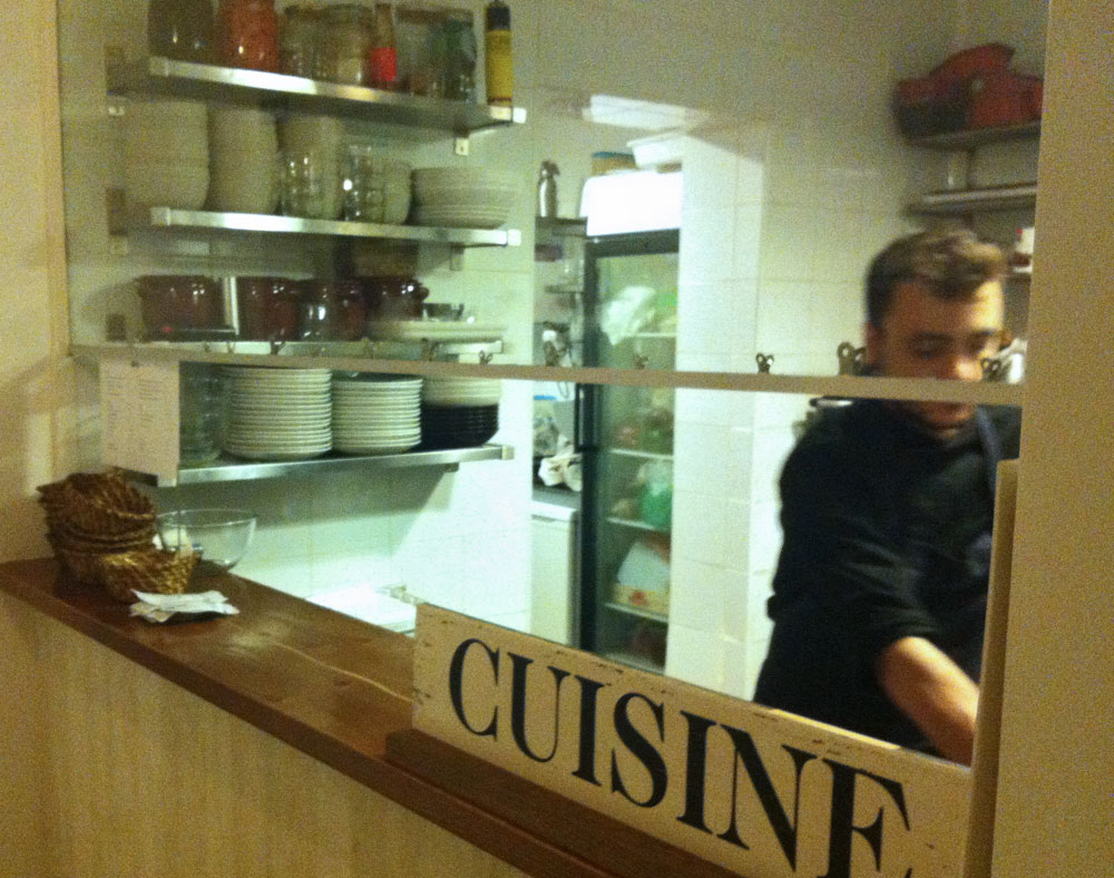 Pequeña cocina en Tándem Madrid