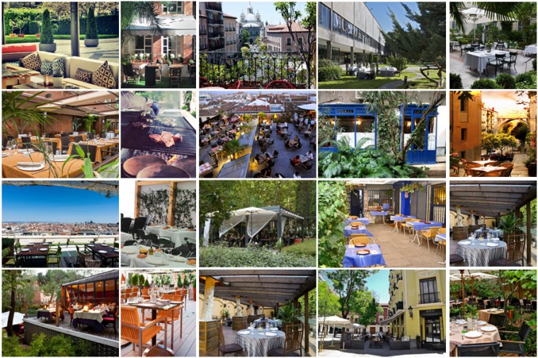 Restaurantes de Madrid con terraza 2014