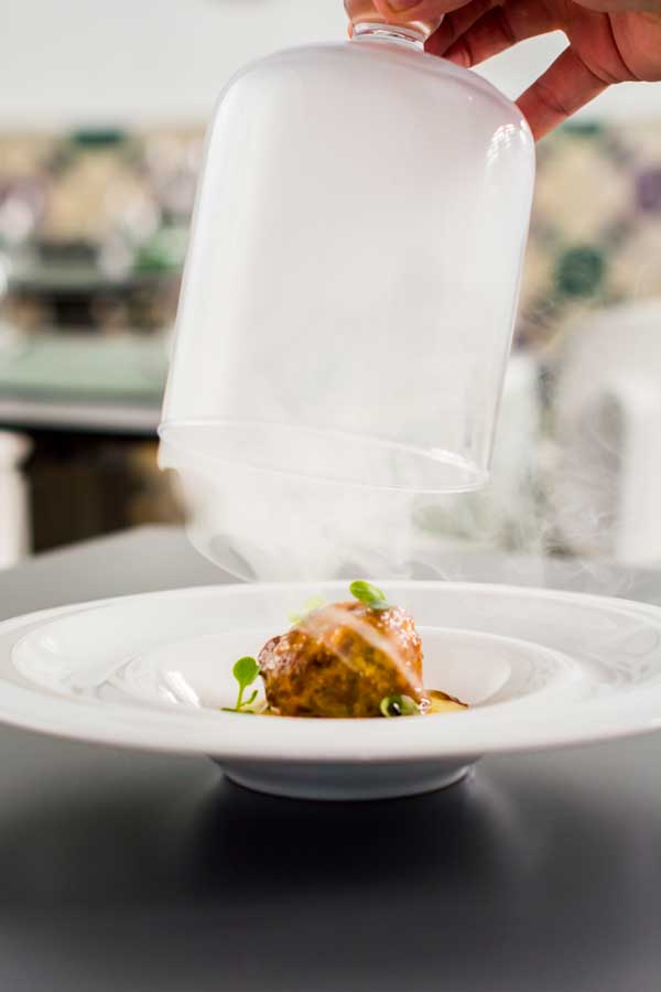 La cocina de restaurante Bacira Madrid