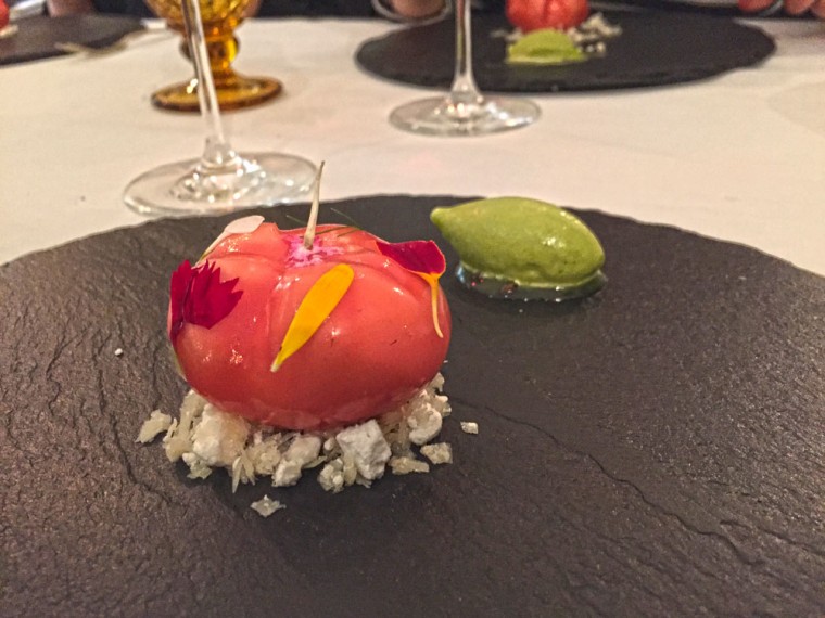 Postre en La Candela Restó