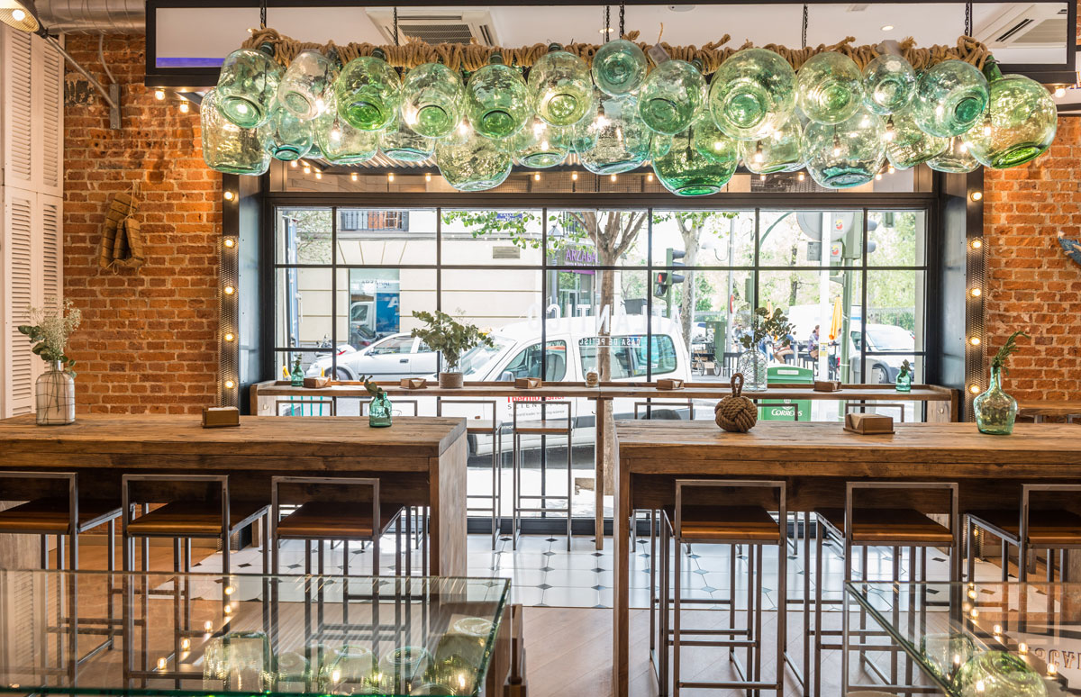 Restaurante Atlántico Casa de Petiscos en Menéndez Pelayo frente al Retiro