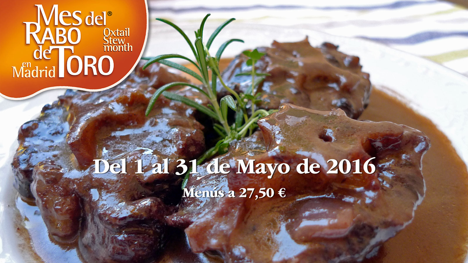 Mayo mes del rabo de toro en Madrid