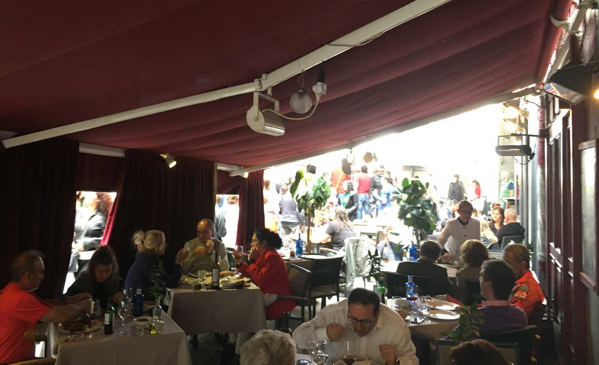 La terraza de Los Galayos