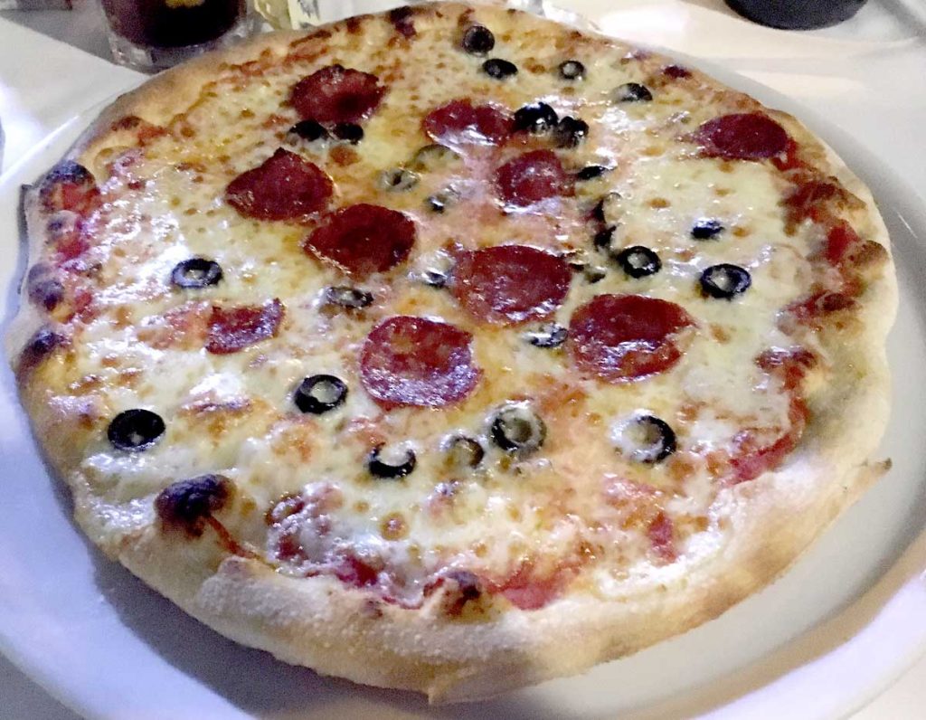 Pizza Diavola en Il Casone Olavide