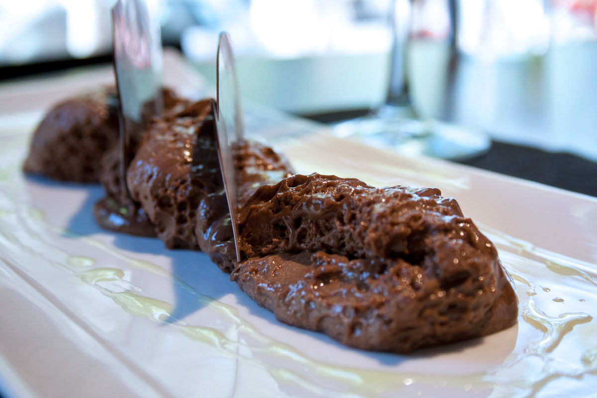 Mousse de chocolate en Viavélez