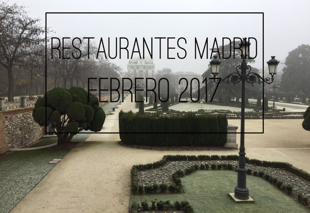 Nuevos restaurantes en Madrid para febrero 2017