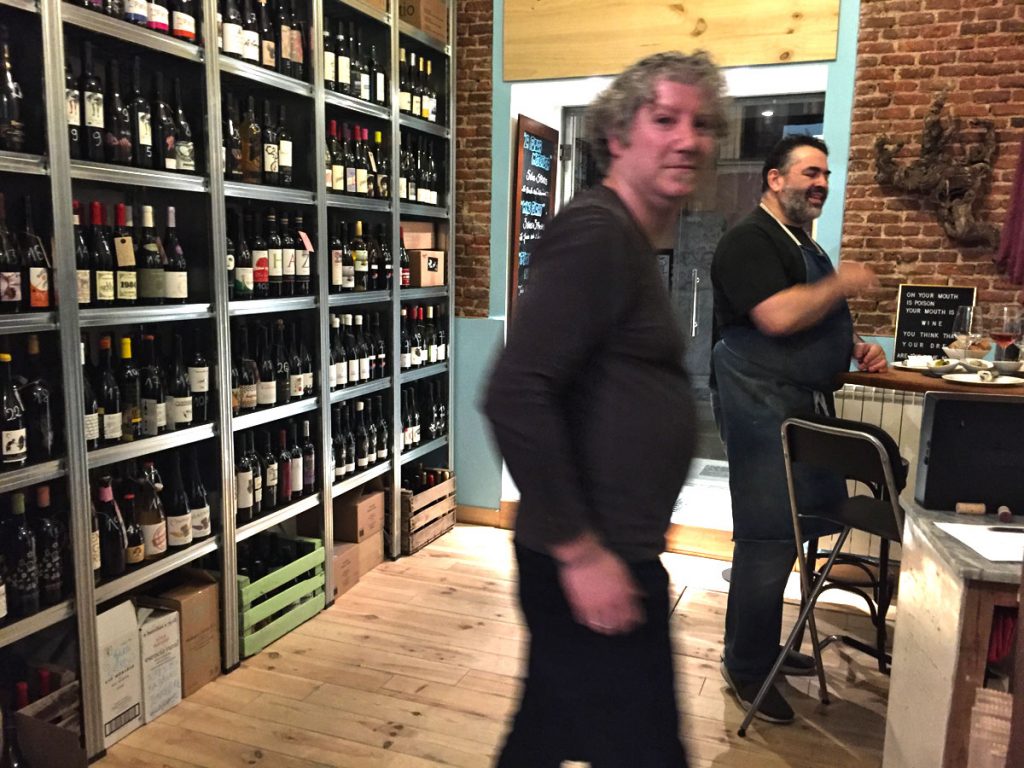 Wine Attack en la calle Limón de Madrid