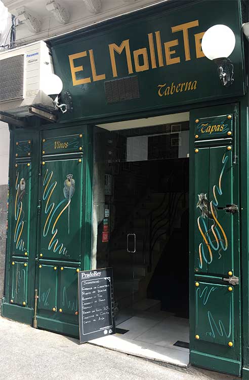 Restaurante El Mollete de la calle Bola