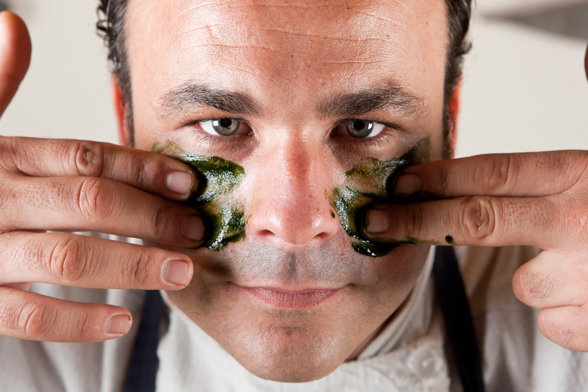 Angel León chef de Glass Bar Madrid