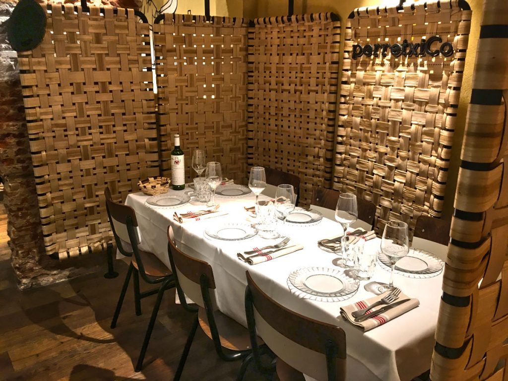 Comedor en Vista de PerretxiCo Madrid