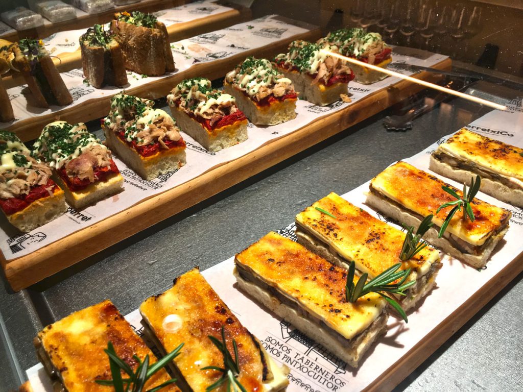 Pinchos en PerretxiCo Madrid