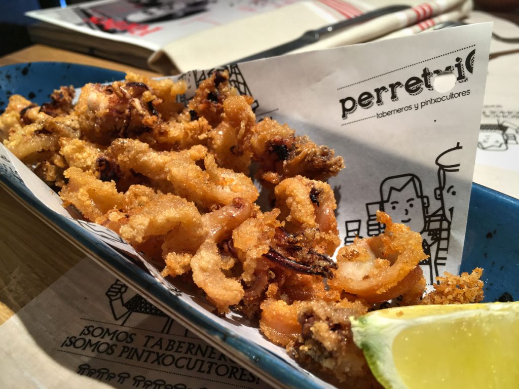 Chipirones en PerretxiCo Madrid