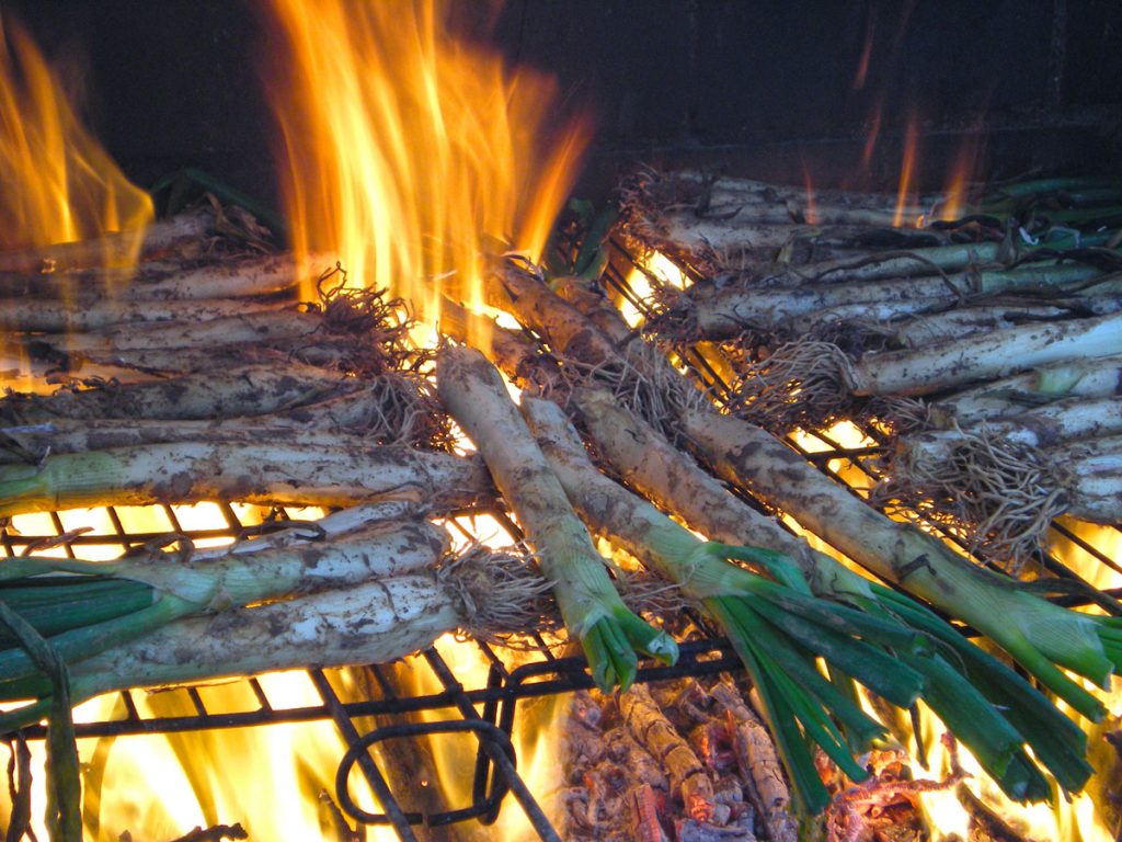 Menú calçots en Candeli Madrid