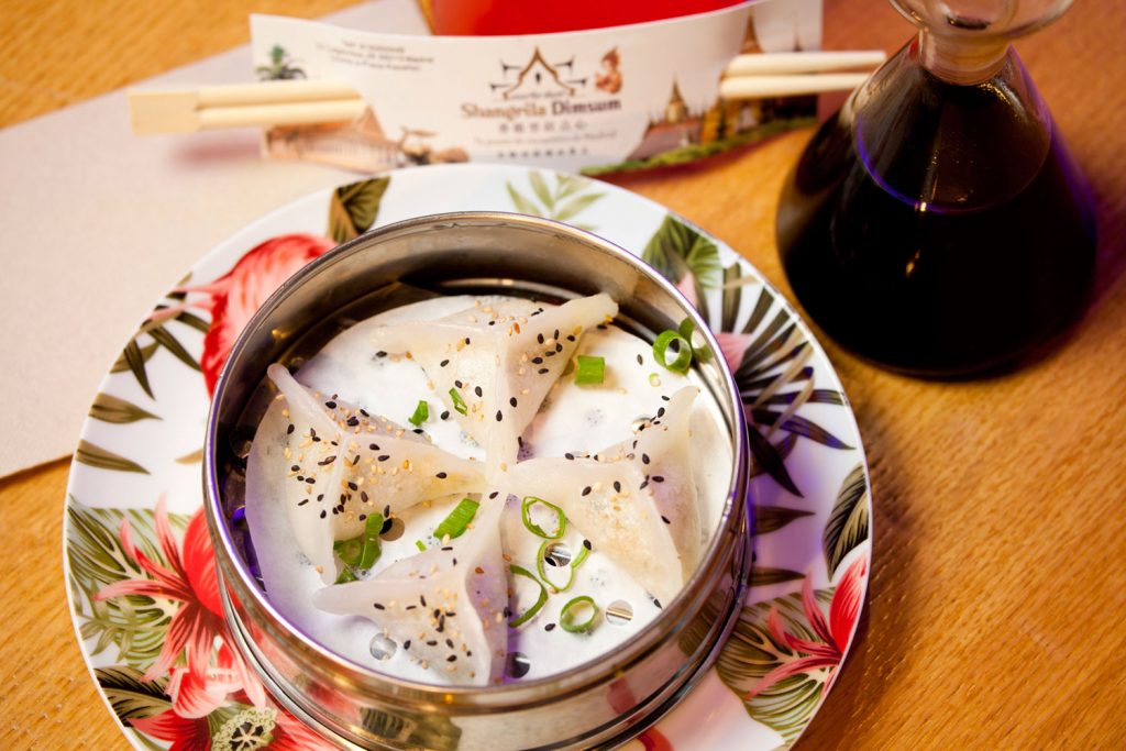 Sopa de Dim Sum en Shangrila Madrid